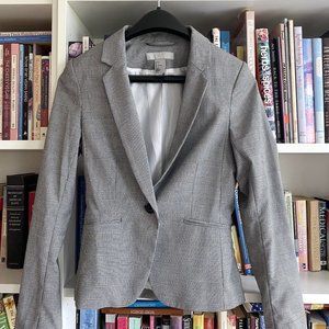 H&M Plaid Black & WhiteBlazer